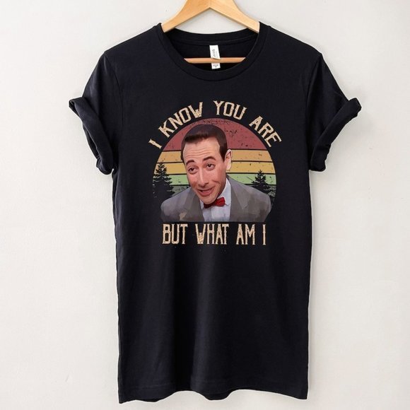 I Know You Are But What Am I Vintage T-Shirt, Pee-Wee Shirt, Fathers Day Gift - Picture 1 of 4